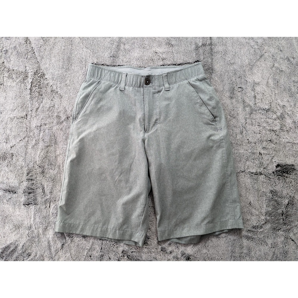 Under Armour Casual Loose Fit Shorts Men's Size 30 Gray Heatgear